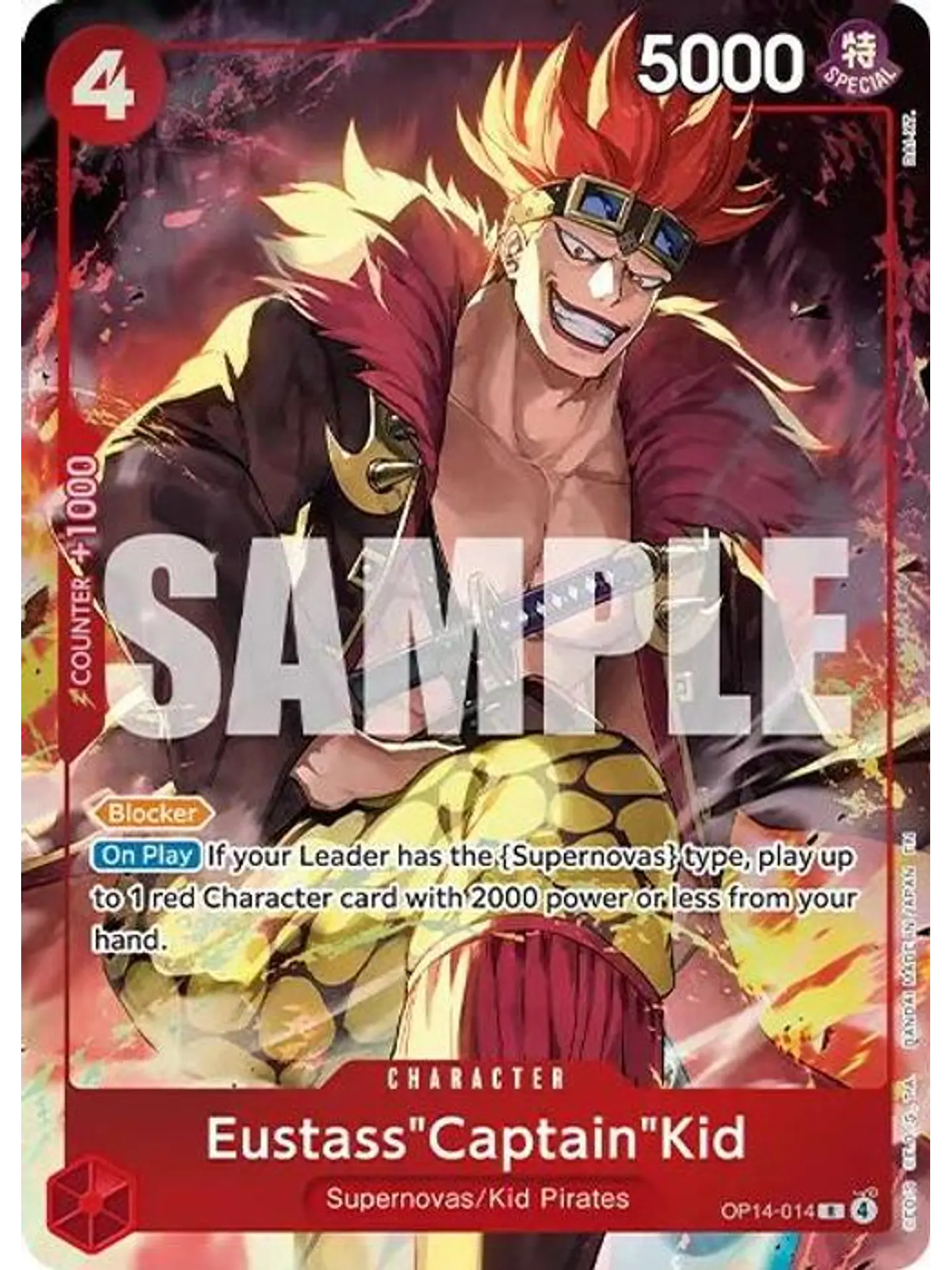 OP14-014 (Alternate Art) Eustass