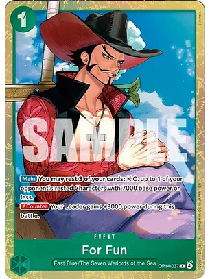 OP14-037 (Alternate Art) For Fun