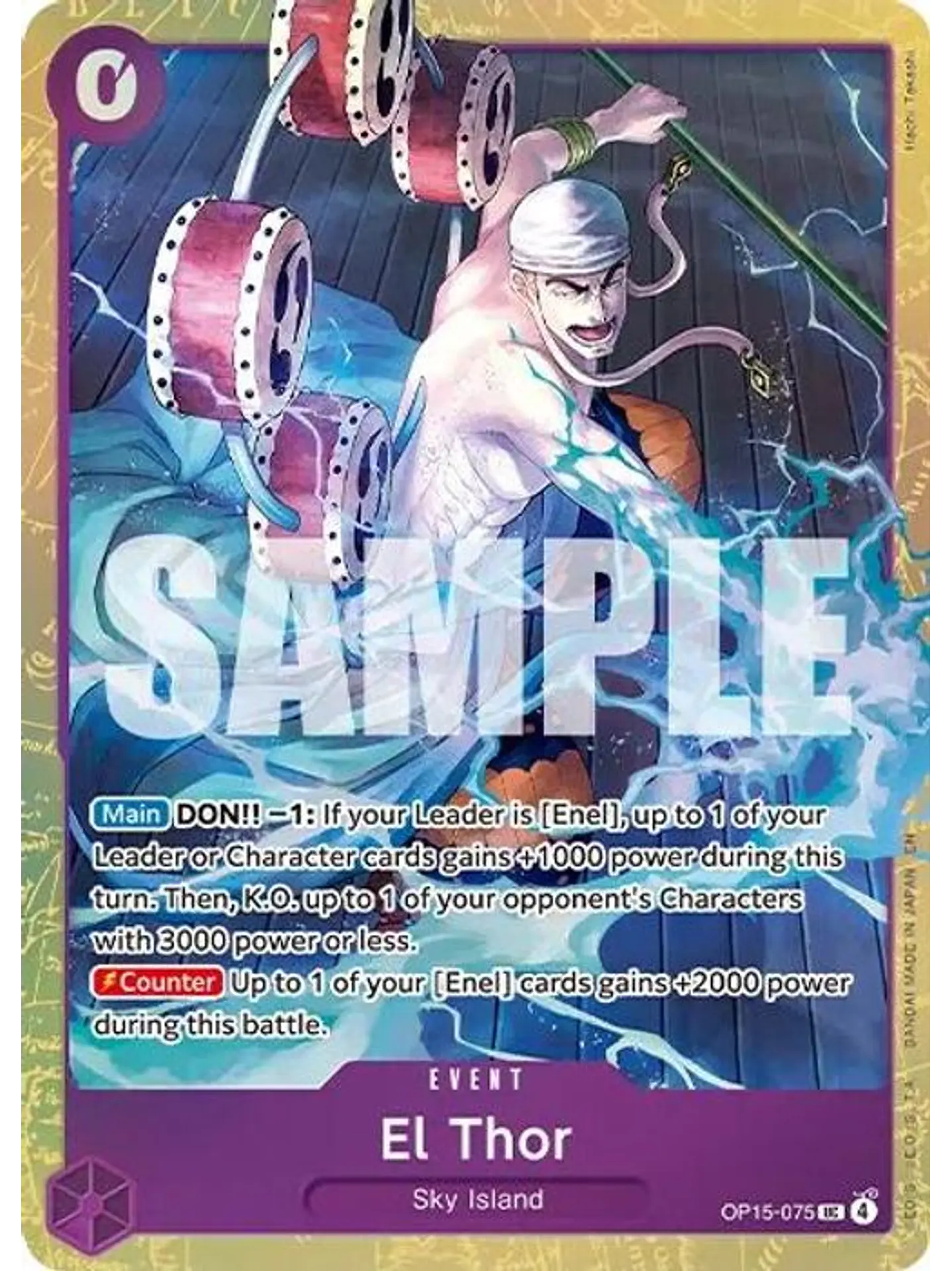 OP15-075 (Alternate Art) El Thor 1