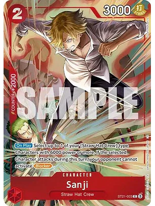 ST21-003 (Alternate Art) Sanji
