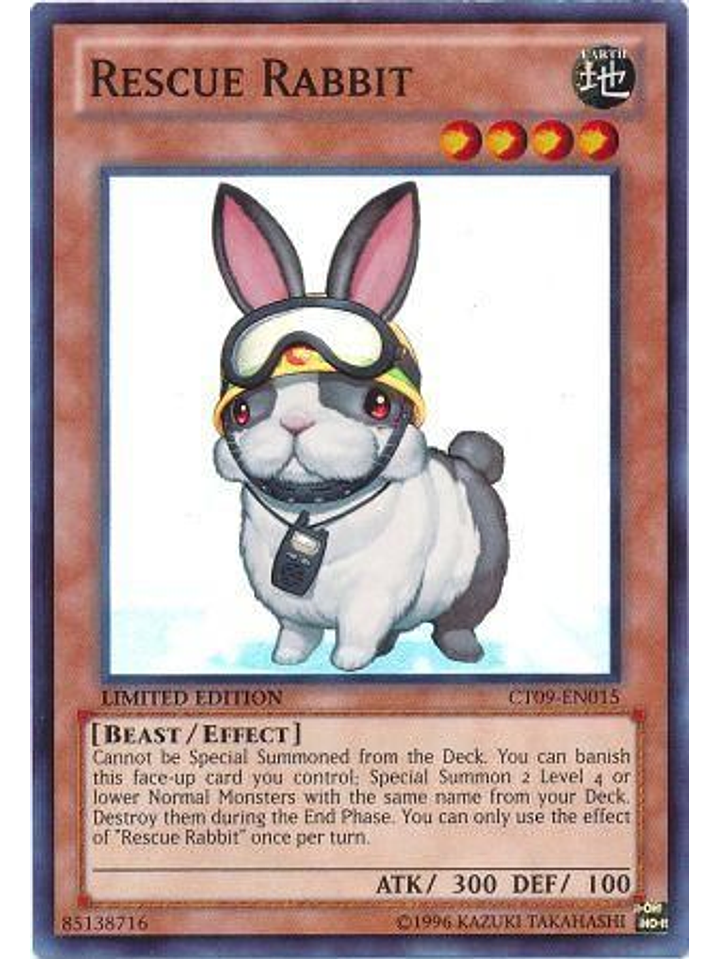 Rescue Rabbit - CT09-EN015 - Super Rare 1