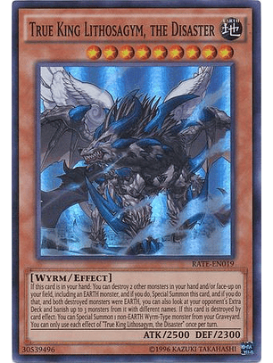 True King Lithosagym, the Disaster - RATE-EN019 - Super Rare Unlimited
