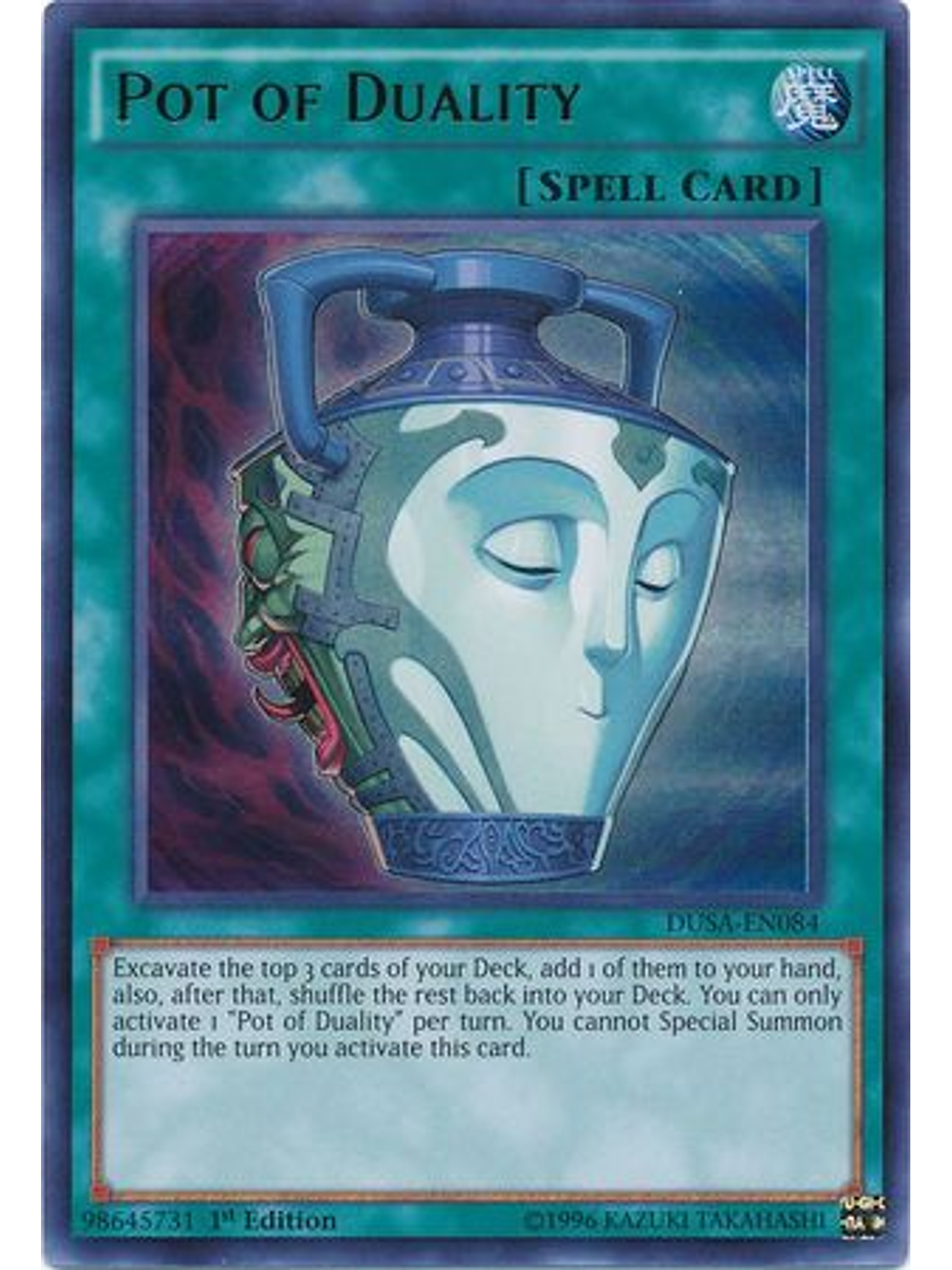 Pot of Duality - DUSA-EN084 - Ultra Rare 1st Edition 1