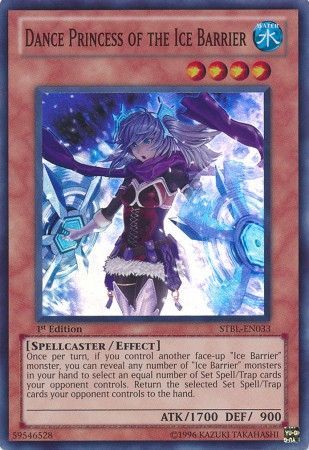 Dance Princess of the Ice Barrier - STBL-EN033 - Super Rare 1st Edition