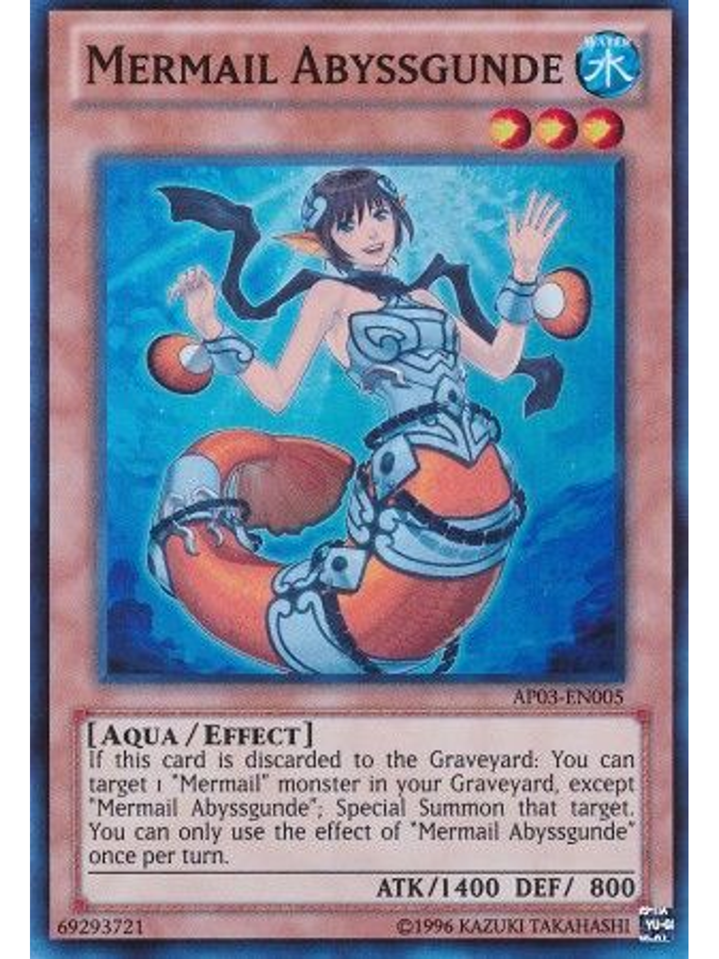 Mermail Abyssgunde - AP03-EN005 - Super Rare 1