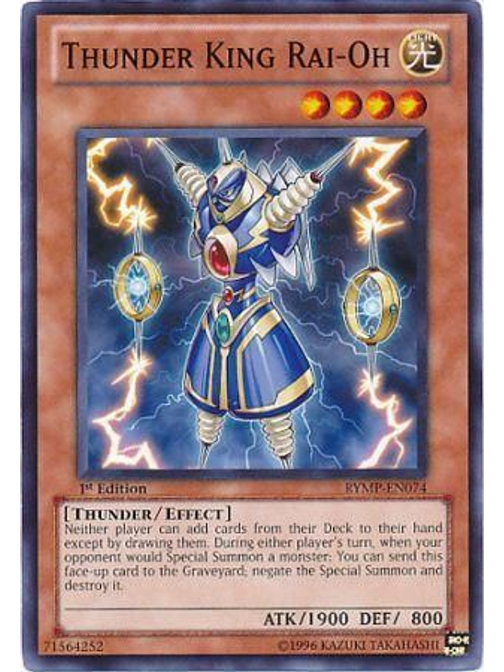 Thunder King Rai-Oh - RYMP-EN074 - Common 1st Edition 1