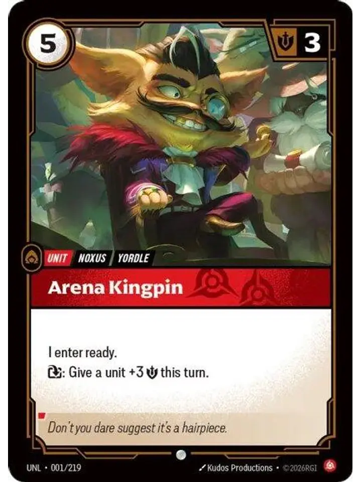 001/219 C Arena Kingpin 1