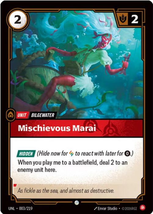 003/219 C Mischievous Marai