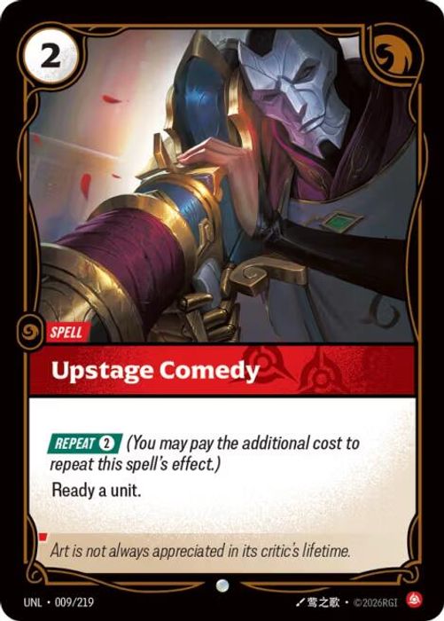 009/219 C Upstage Comedy