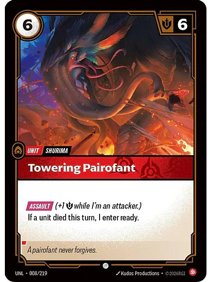 008/219 C Towering Pairofant