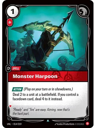 014/219 U Monster Harpoon