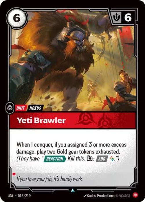 018/219 U Yeti Brawler