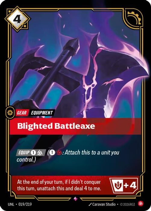 019/219 R Blighted Battleaxe