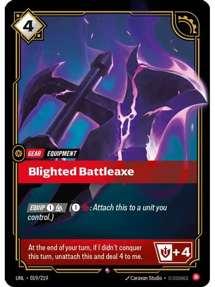 019/219 R Blighted Battleaxe 1