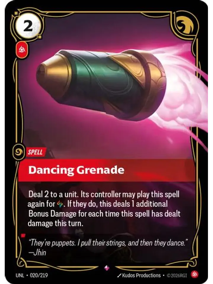020/219 R Dancing Grenade 1