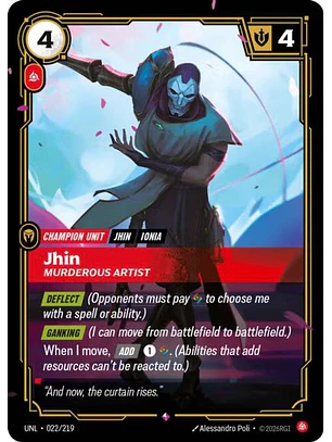 022/219 R Jhin - Murderous Artist