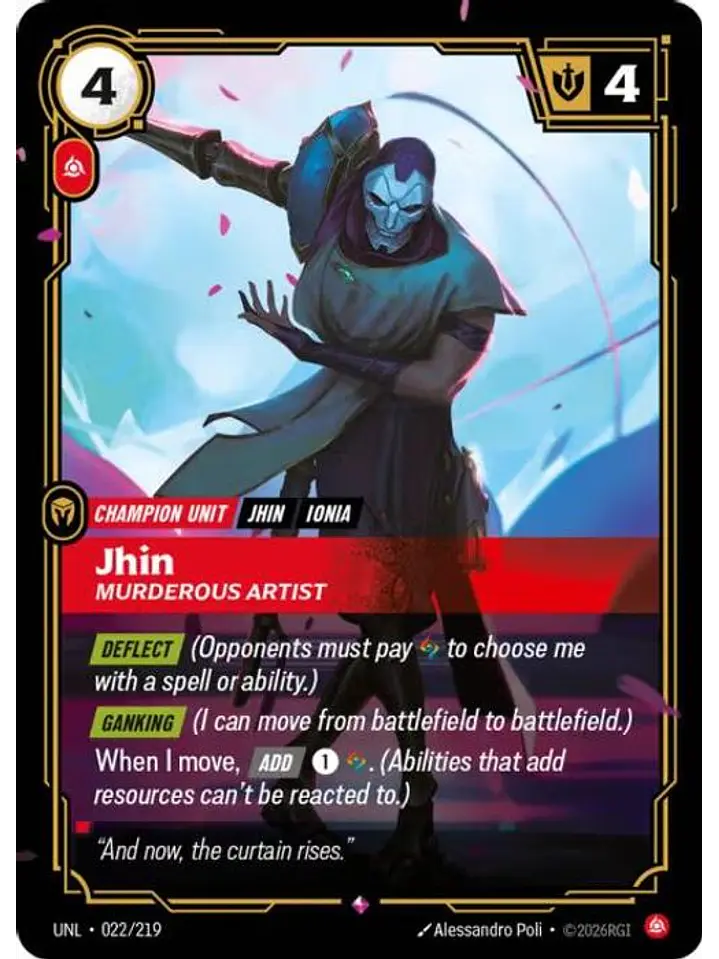 022/219 R Jhin - Murderous Artist 1