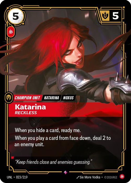 023/219 R Katarina - Reckless