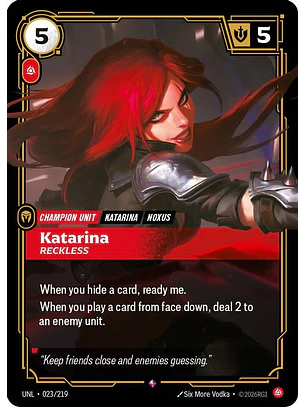023/219 R Katarina - Reckless