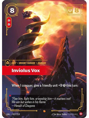 027/219 Epic Inviolus Vox
