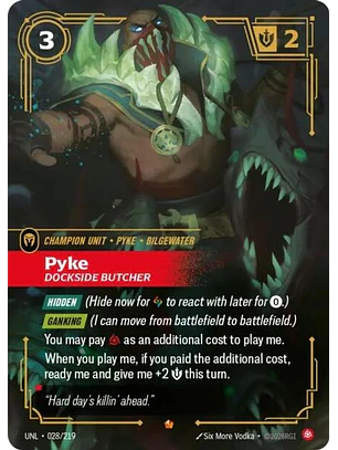 028/219 Epic Pyke - Dockside Butcher