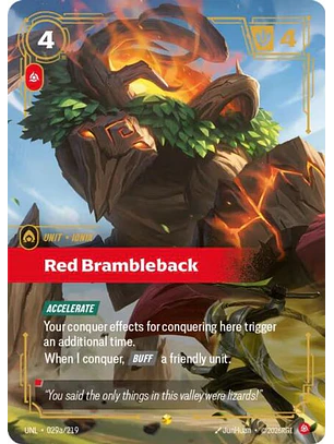 029a/219 (Alternate Art) Red Brambleback