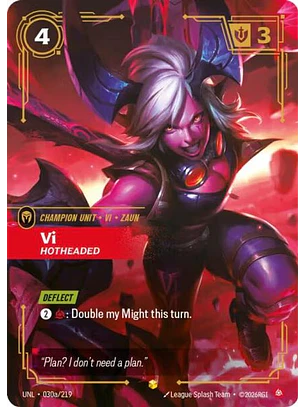030a/219 (Alternate Art) Vi - Hotheaded