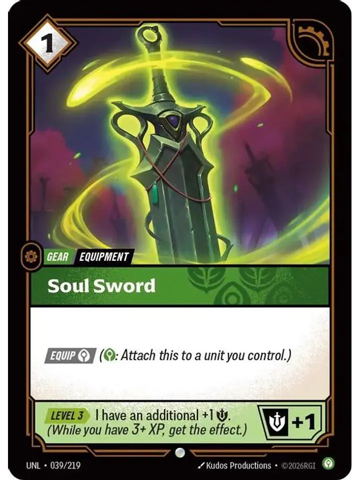039/219 C Soul Sword 1