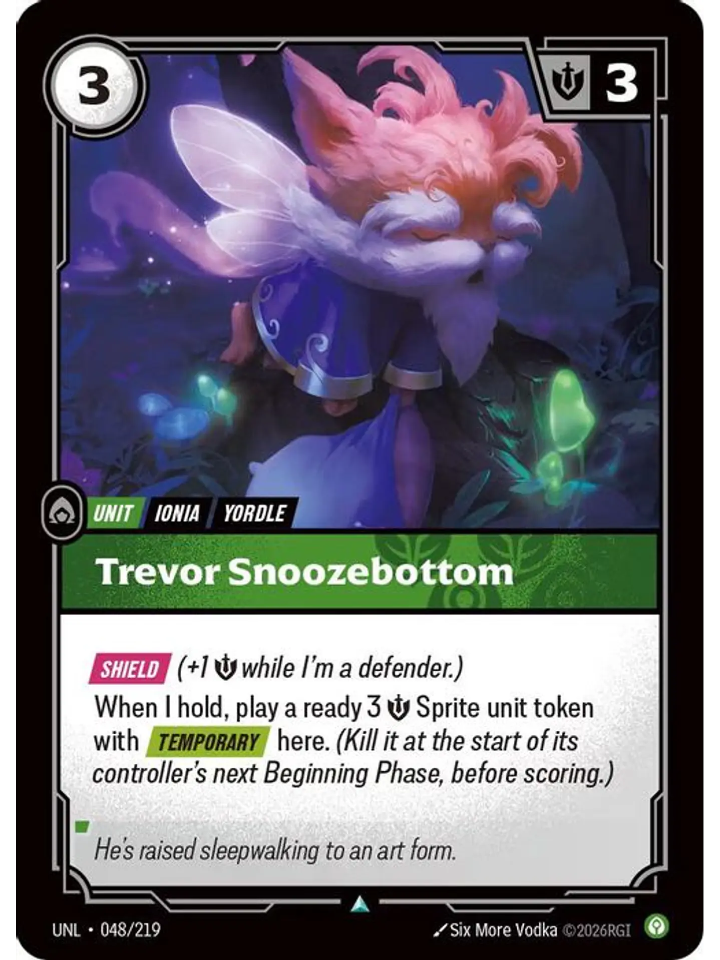 048/219 U Trevor Snoozebottom 1