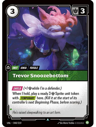 048/219 U Trevor Snoozebottom
