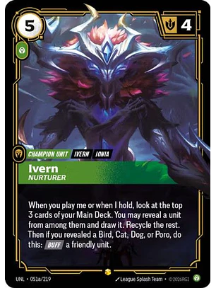 051a/219 (Alternate Art) Ivern - Nurturer