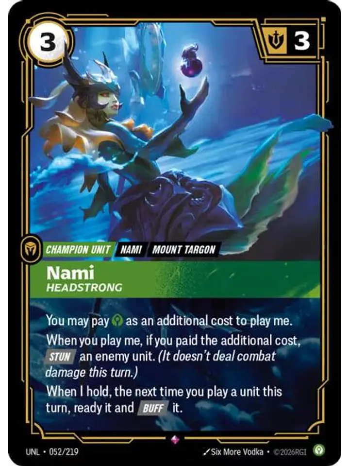 052/219 R Nami - Headstrong 1