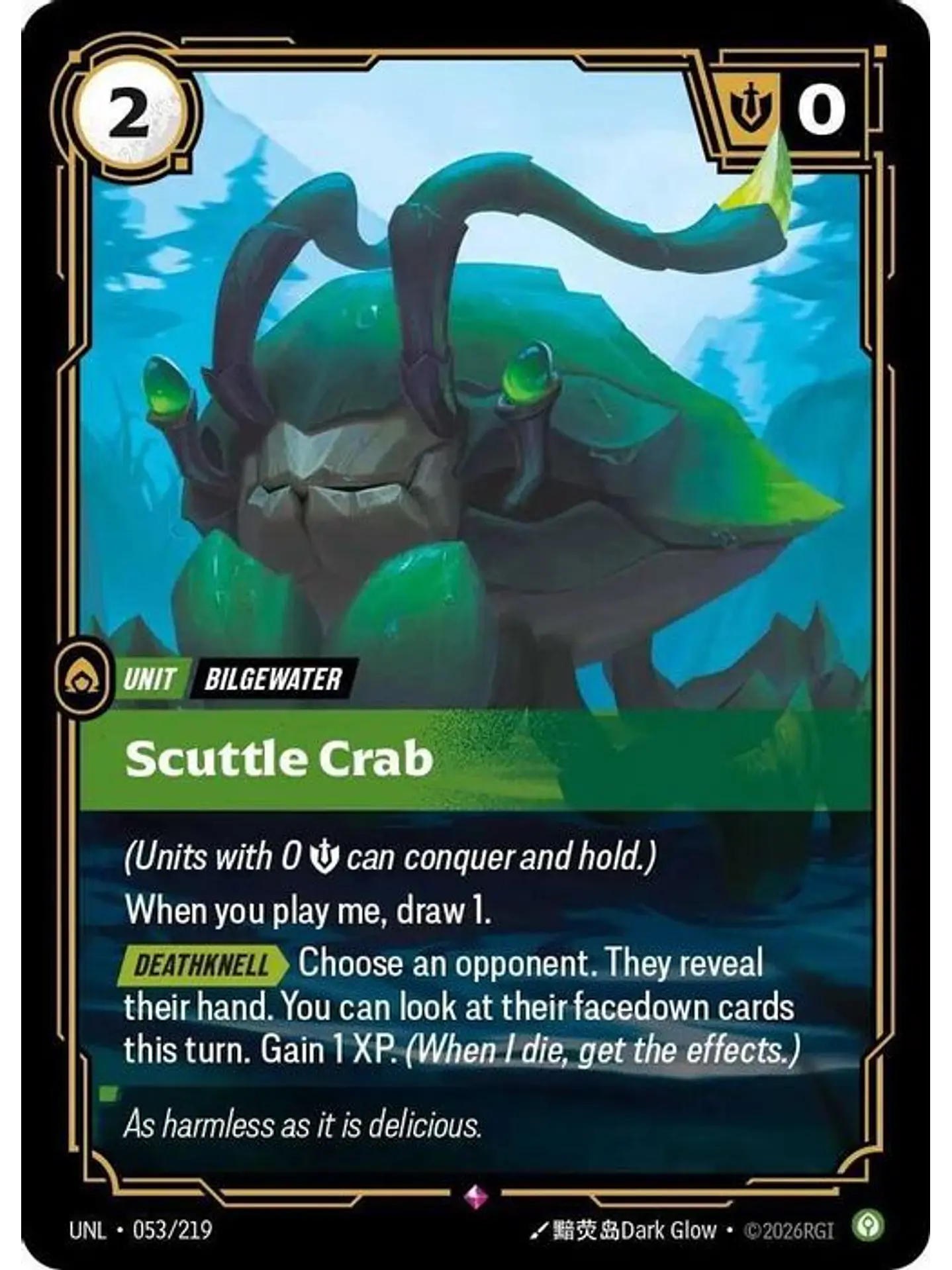 053/219 R Scuttle Crab 1
