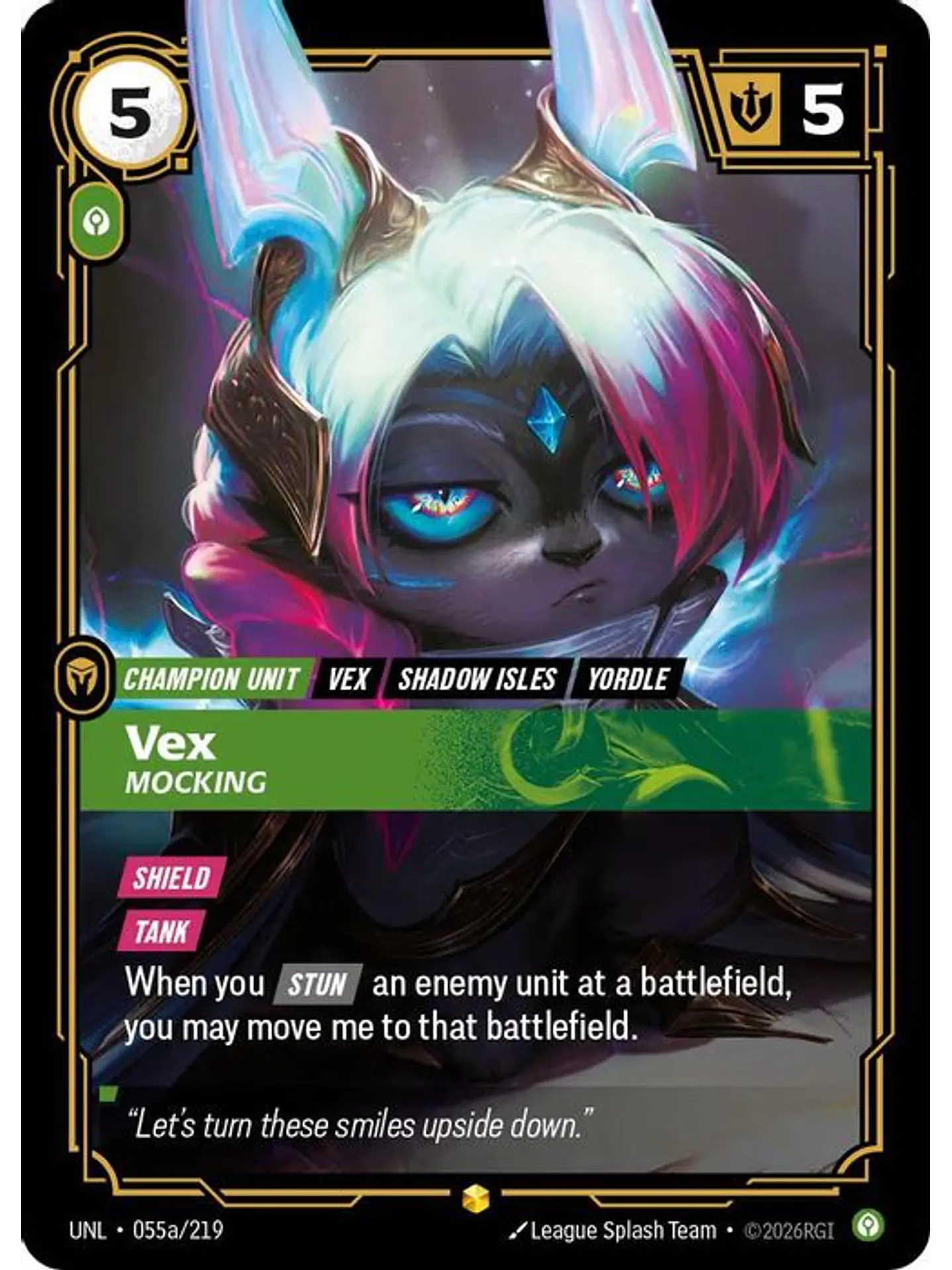 055a/219 (Alternate Art) Vex - Mocking 1