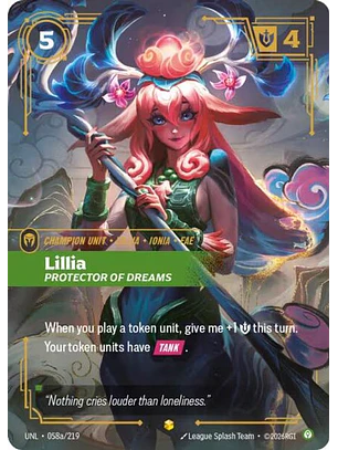 058a/219 (Alternate Art) Lillia - Protector of Dreams