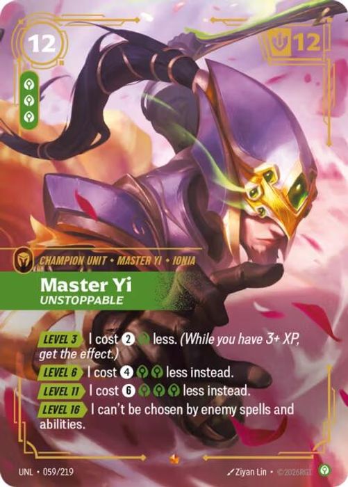 059/219 Epic Master Yi - Unstoppable