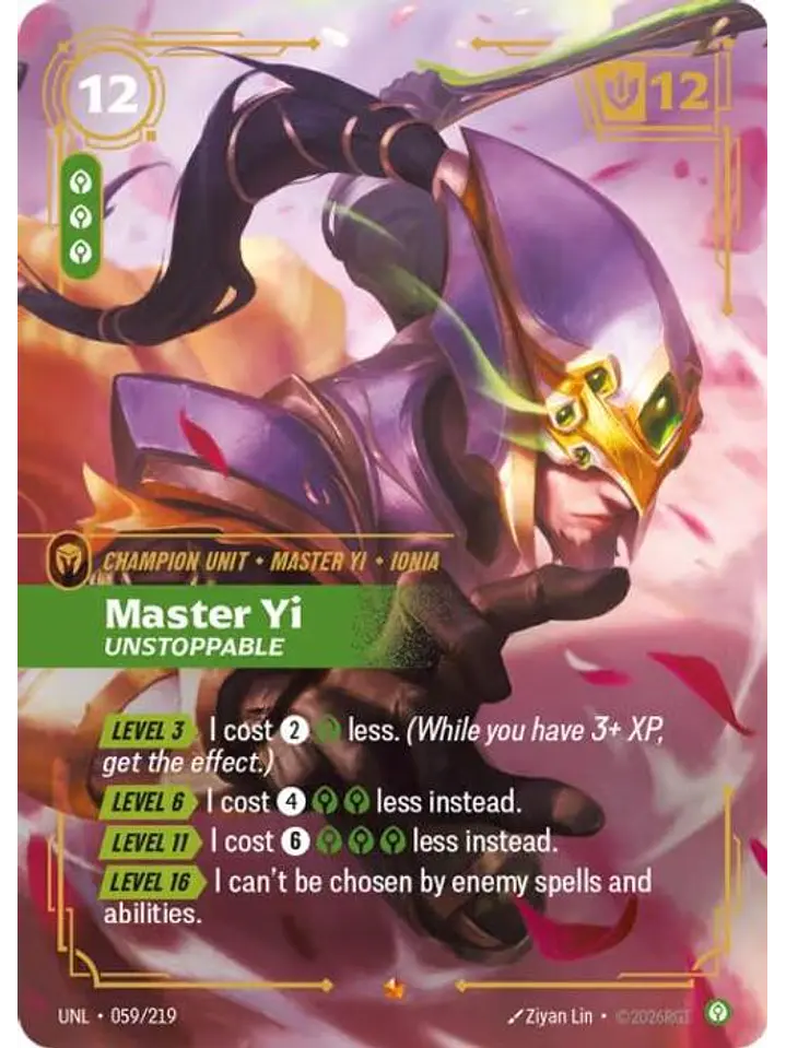 059/219 Epic Master Yi - Unstoppable 1
