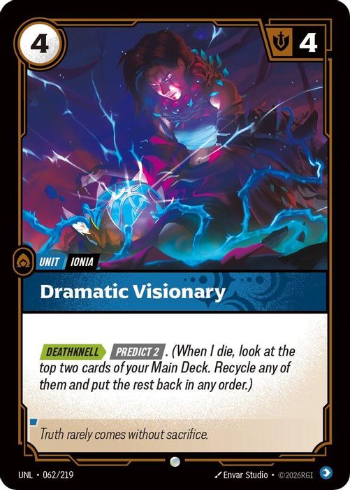 062/219 C Dramatic Visionary
