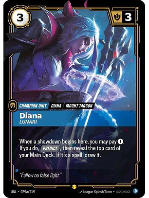 079a/219 (Alternate Art) Diana - Lunari
