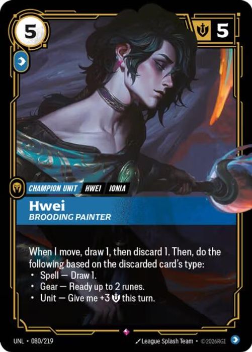 080/219 R Hwei - Brooding Painter