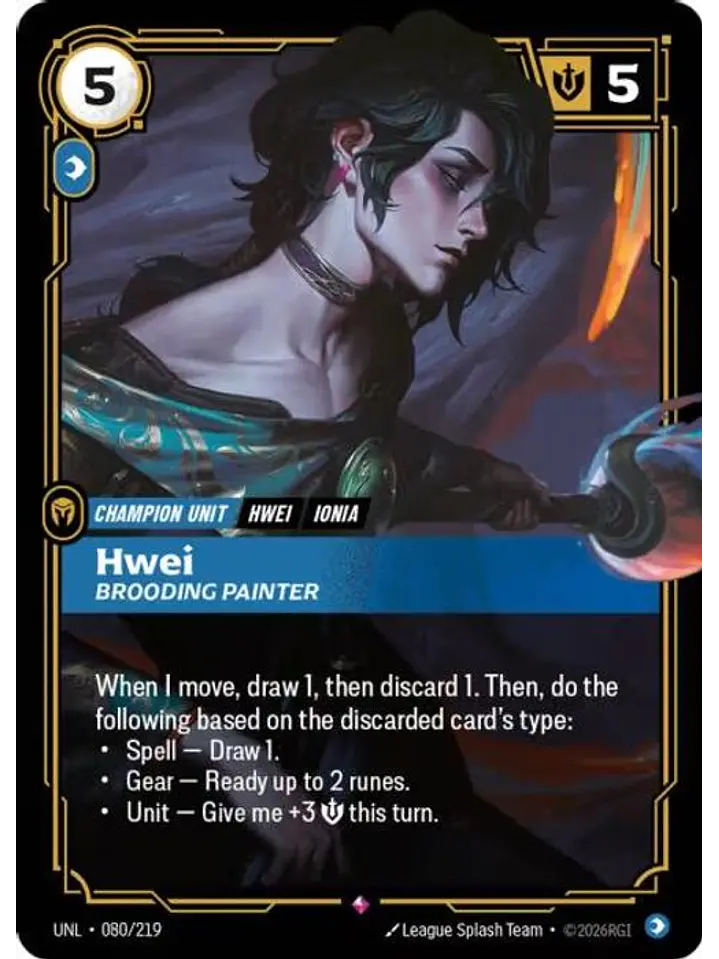 080/219 R Hwei - Brooding Painter 1
