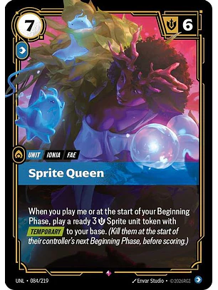 084/219 R Sprite Queen