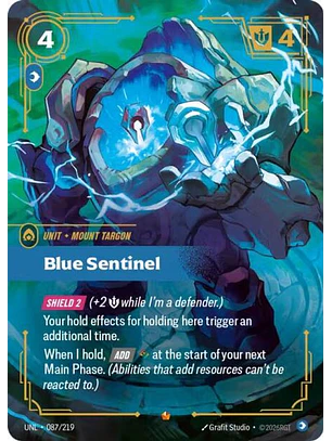 087/219 Epic Blue Sentinel