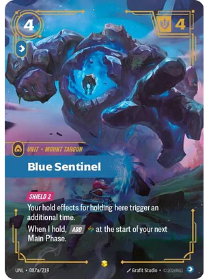 087a/219 (Alternate Art) Blue Sentinel