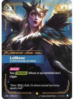 090a/219 (Alternate Art) LeBlanc - Everywhere At Once