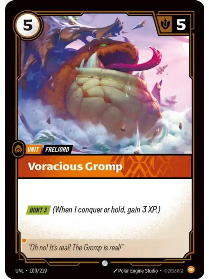 100/219 C Voracious Gromp 1