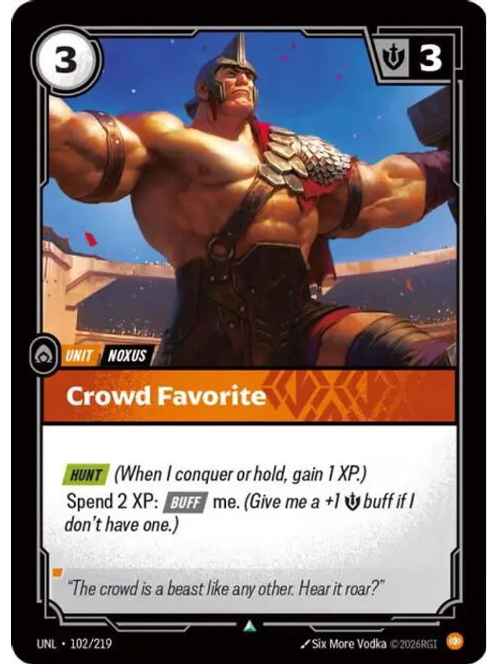 102/219 U Crowd Favorite 1