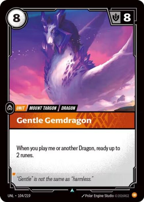 104/219 U Gentle Gemdragon