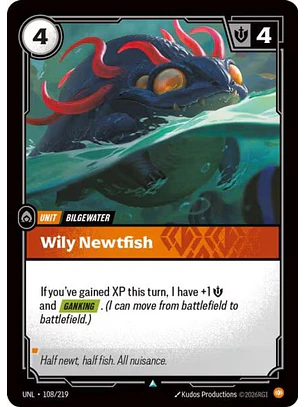 108/219 U Wily Newtfish