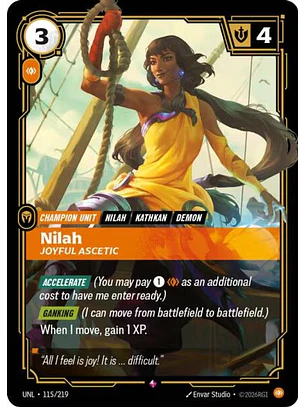 115/219 R Nilah - Joyful Ascetic